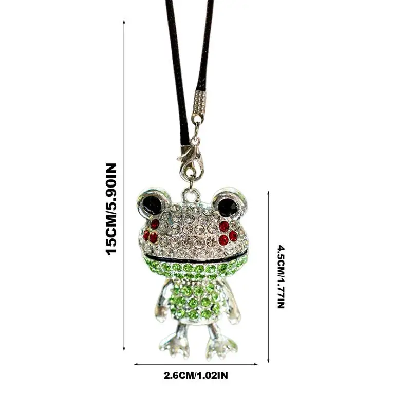 Забавное зеркало заднего вида для автомобиля фотообои маленькая лягушка качели