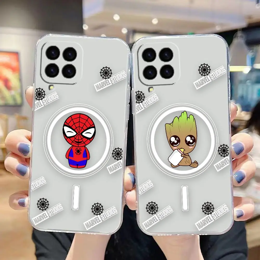 

Case For Samsung NOTE 20 10 9 Ultra Lite M62 M53 M51 M33 M32 M31 M30 M23 5G J8 J7 J6 Pro Plus Case Cartoon Comics Marvel Heroes