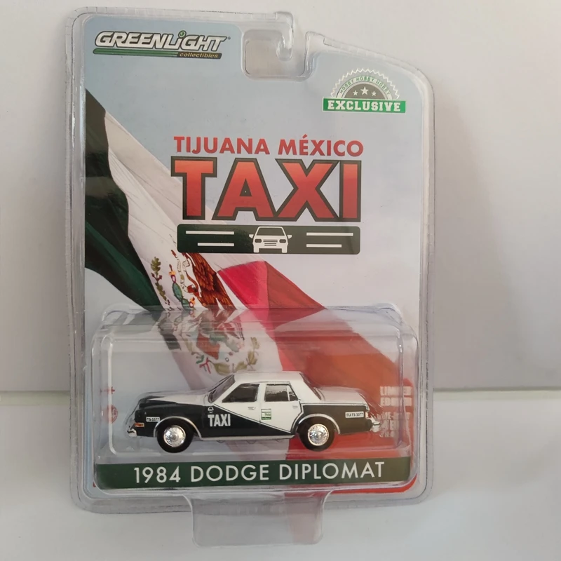 

GreenLight 1:64 1984 DODGE DIPLOMAT Taxi Alloy Metal Diecast Cars Model Toy Vehicle For Children Boy gift