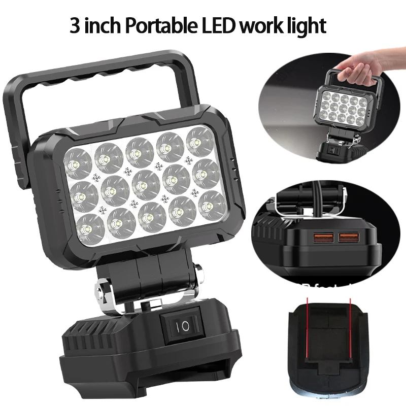 

Портативный фонарь Makita 14,4-18 В 15 LED 3 дюйма