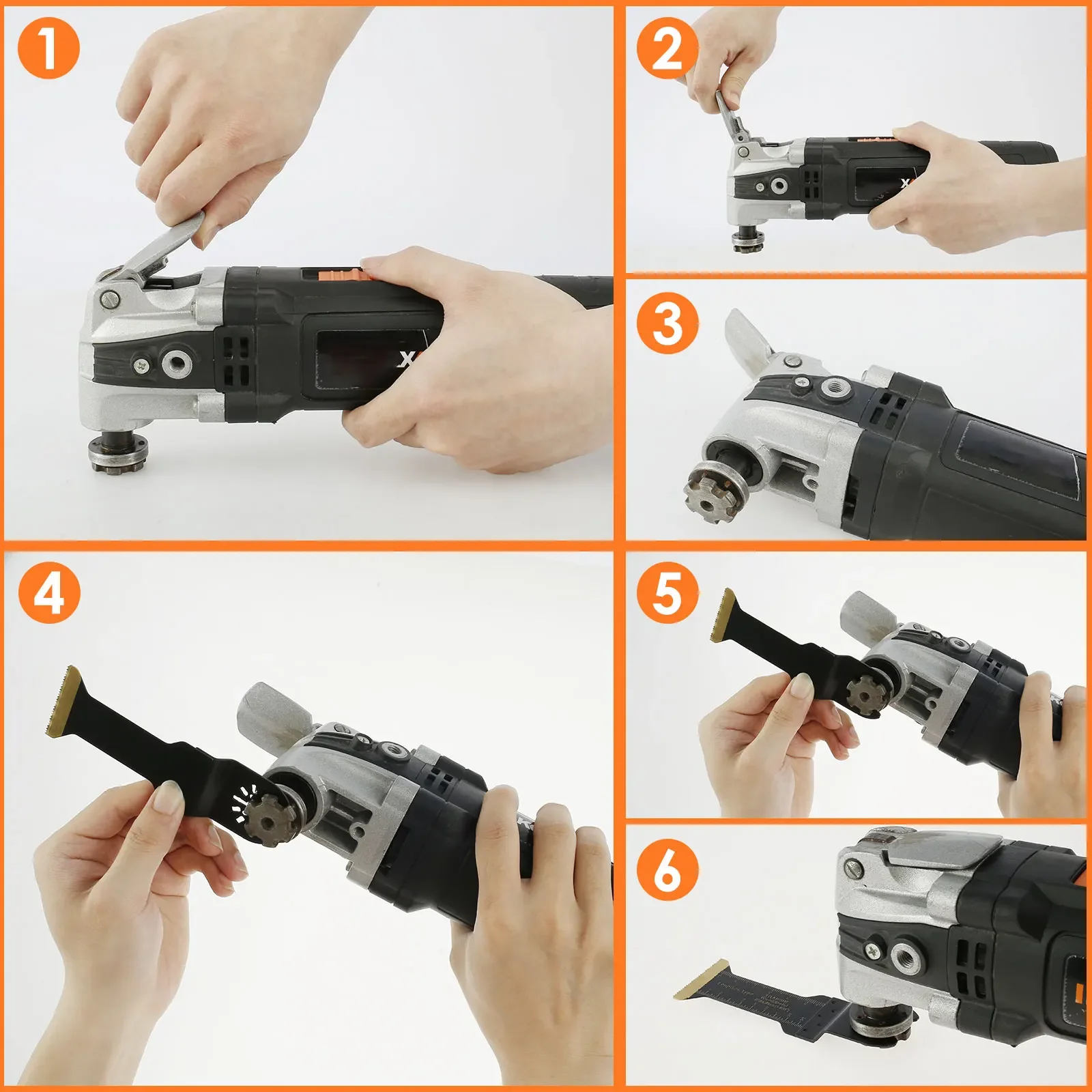 3/6 Упаковок Осциллирующих Пильных Полотен С Титановым Покрытием Универсальные