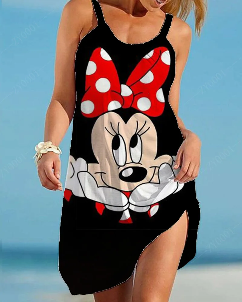 

Женское летнее платье с лямкой на шее, длинное пляжное платье без рукавов в стиле ретро