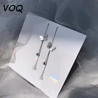VOQ Изящные серьги-кисточки с искусственным жемчугом для женщин, украшения для вечеринок