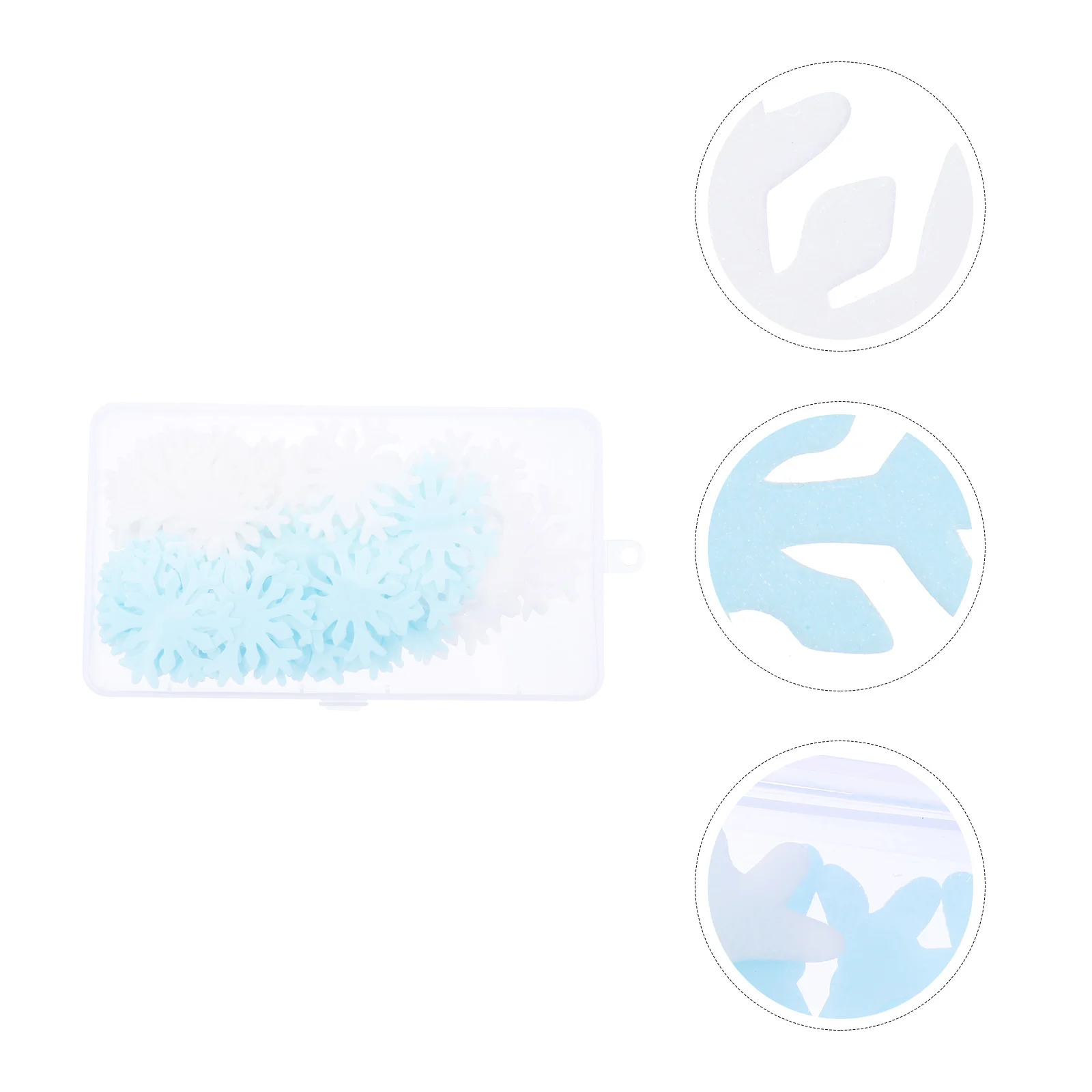 

Cake Edible Snowflakes Snowflake Christmas Decorations Cupcake Wafer Toppers Decor Decors Decoration Paper Winter Party Flower