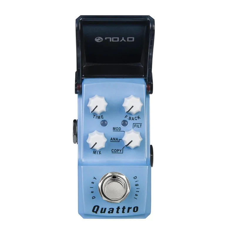 JF-318 Quattro Digital Delay Pedal Guitar Effect Processor Copy Analog Modulation Filtered 4 Modes Effects Guitar Stompbox enlarge