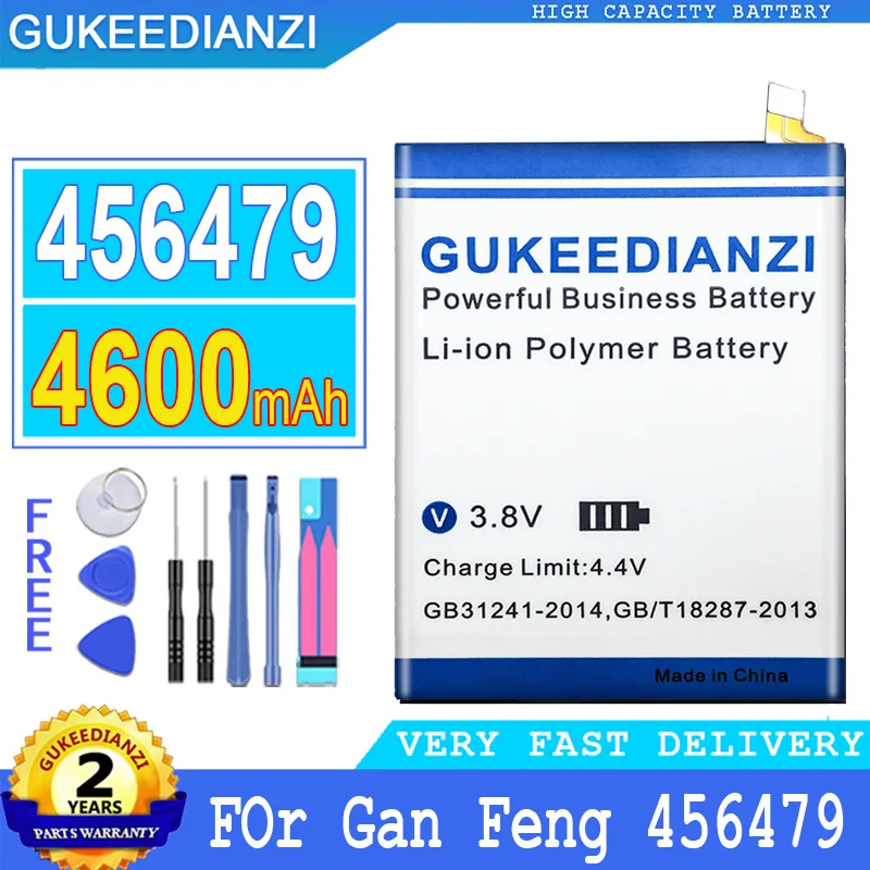 

Bateria 4600mAh High Capacity Battery For Gan Feng 456479 High Quality Battery