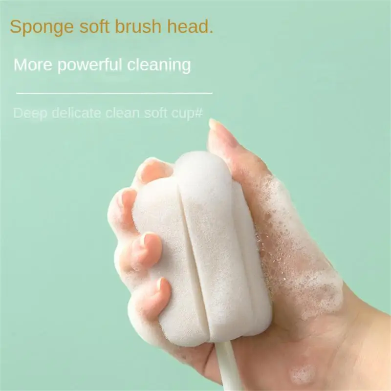 

Многофункциональная щетка для чашки, крышка для термоса 4 в 1, щетка для чистки зазора, детская пластиковая щетка для присоски сосков