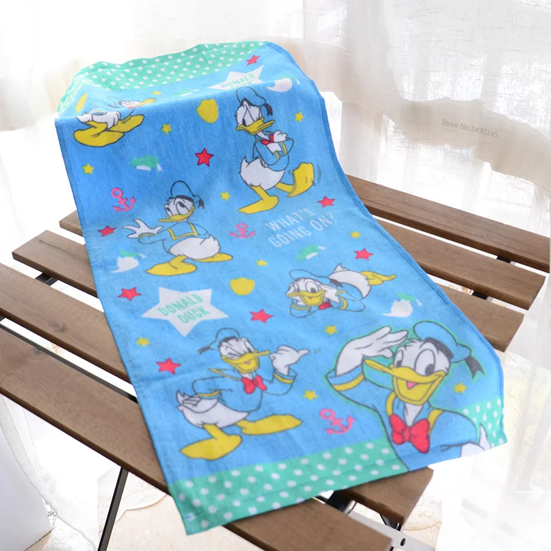 

Disney Donald Duck Mickey Mouse Cartoon Cotton Face Hand Towel Soft Washing Kindergarten Adult Boy Girl Children's Gift 35x75cm