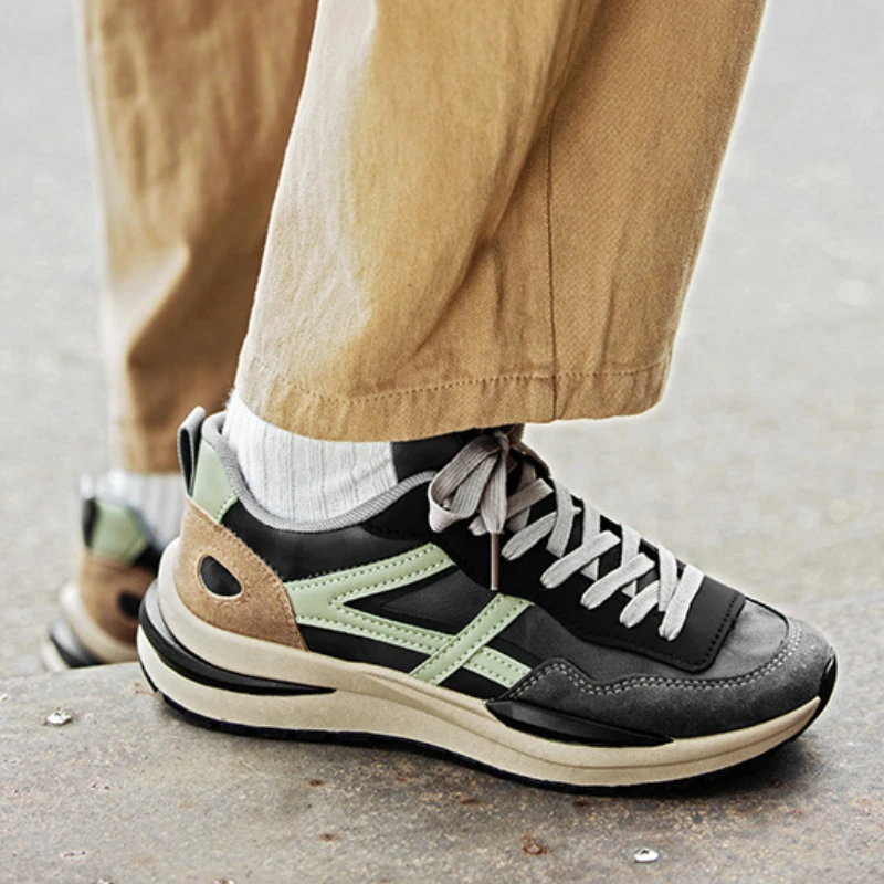 

Новинка Весна 2022, мужская обувь, модная повседневная обувь, мужская повседневная спортивная обувь в стиле ретро, обувь forrest, универсальная п...