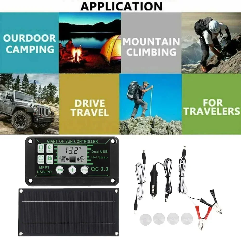 Водонепроницаемый комплект солнечной панели 600 Вт 18 В портативное солнечное