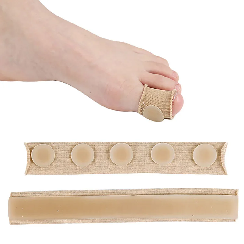 

1 шт., силиконовая Нескользящая трубка для защиты пальцев ног от мозолей