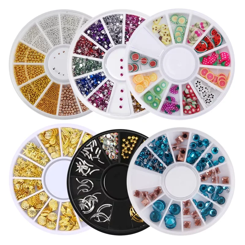 

Color Chameleon Stone Nail Rhinestone Small Irregular Beads Glitter Crystal Manicure 3D Nail Art Decoration In Wheel