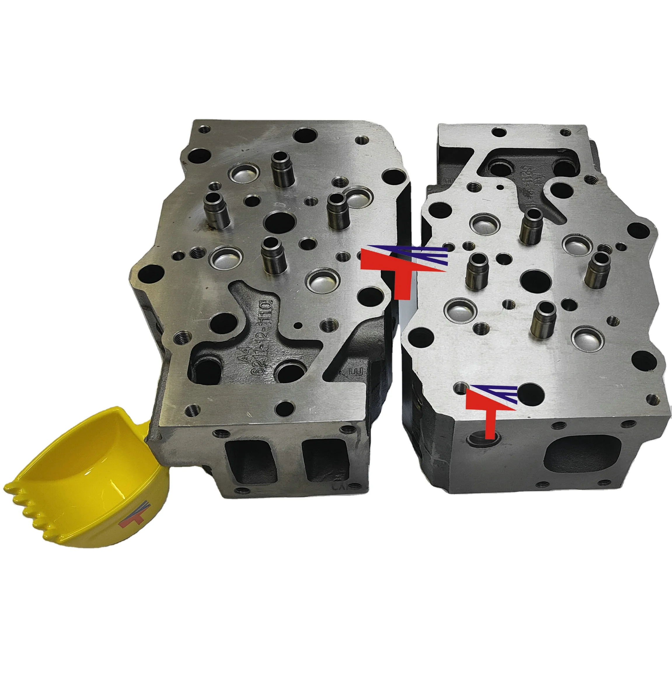 Головка блока цилиндров двигателя 6211-12-1100 для BUILDOZER D155A-3 ENGINE S6D140