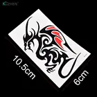 Переводная вода поддельная Татуировка непромокаемая временная татуировка наклейка Дракон тату флэш тату Тотем для женщин мужчин 10,5х6см