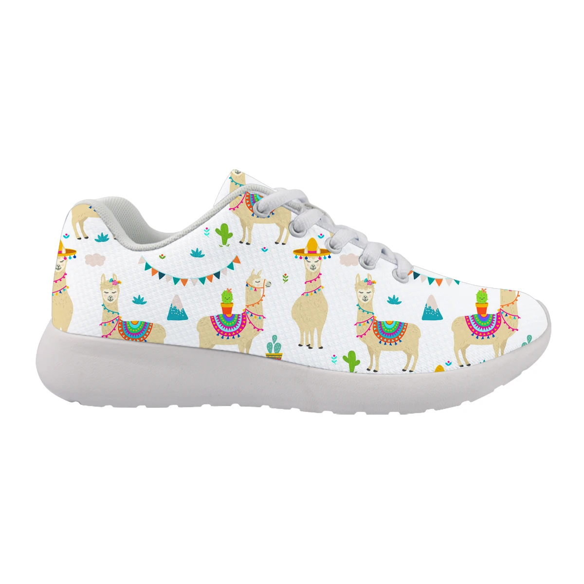 ADVOCATOR Cartoon Alpaca Print Women's Sneakers Comfortable Running Shoes Customized Shoes Woman Spring 2022 Free Shipping