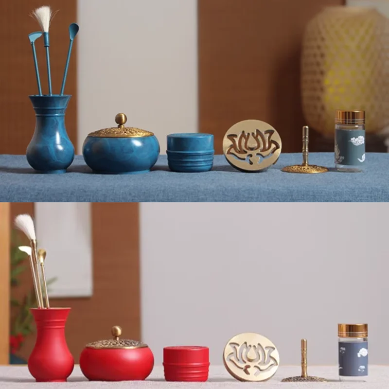 9 штук из чистой меди полый инструмент для ароматерапии