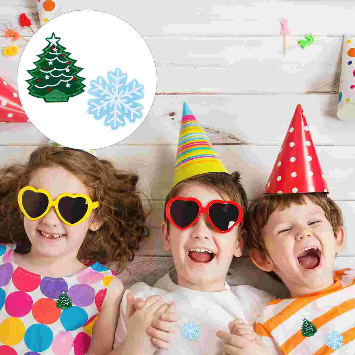 

Christmas Treeappliqueiron Appliques Stockings Patchclothing Repair Accessorycolorsewing Schristmas Decorations Decorate