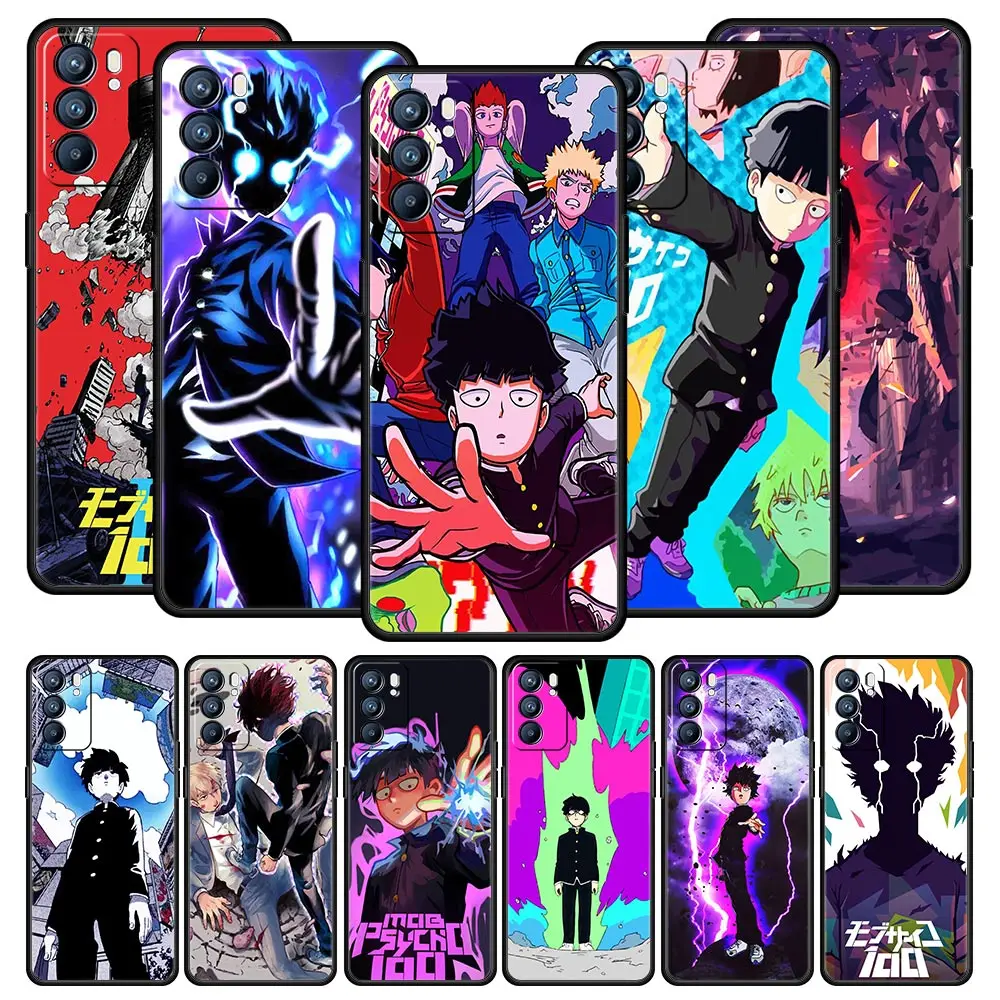 

Anime Mob Psycho 100 3 Soft Phone Case For Oppo Find X5 A54 A53 A52 A9 2020 A15 A95 A16 A76 A74 A12 Reno7 SE Reno6 Pro 5G Cover