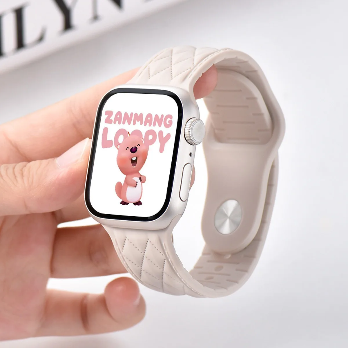 Силиконовый ремешок для Apple Watch S10 Ultra Band 49 мм 45 44 41 40 38 совместимый с iWatch 10 9 8 7 6 5 4 SE