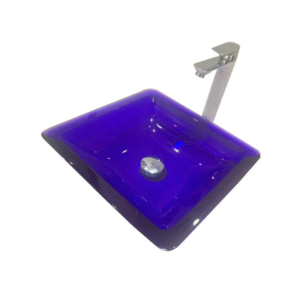 

Rectangular Resin Acrylic Counter Top Sink Vessel Solid surface Stone cloakroom Vanity Colored Wash Basin 3858-480