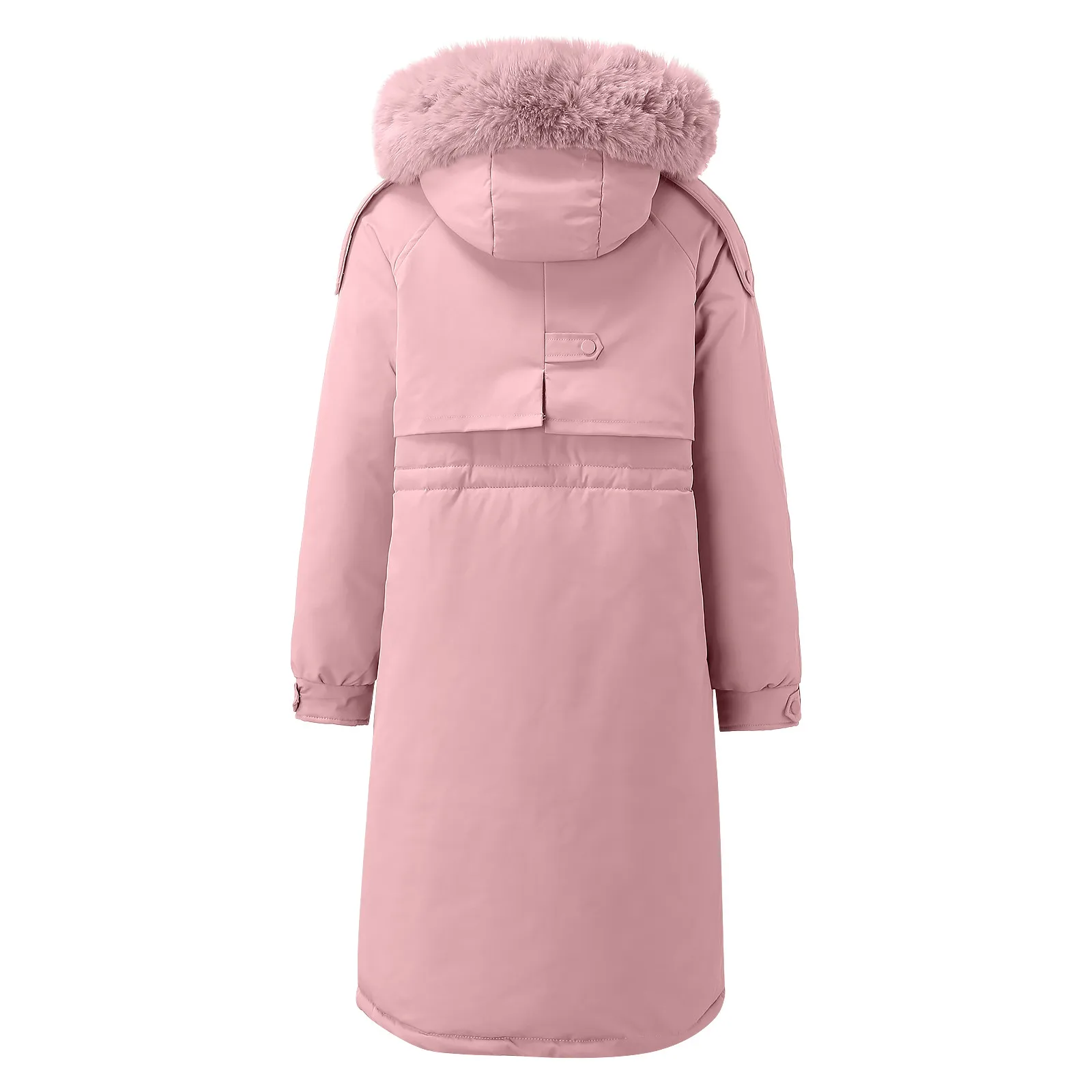 

Женское теплое пальто, куртка, верхняя одежда, Тренч на меховой подкладке, зимняя куртка с капюшоном, плотное зимнее теплое мягкое пальто с к...