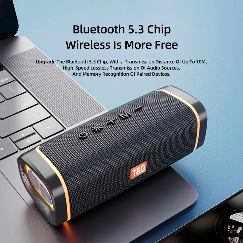 Портативная Водонепроницаемая высокомощная Bluetooth Колонка мощностью 30 Вт