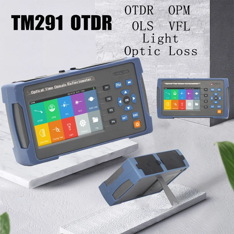 

Free Shipping MINI OTDR 1310/1550nm 22/20dB Fiber Optic Reflectometer Touch Screen VFL OLS OPM