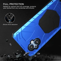 phone case for oneplus nord n20 5g heavy duty case military metal shockproof dropproof protective cover nord 2 n10 n200 n20 5g