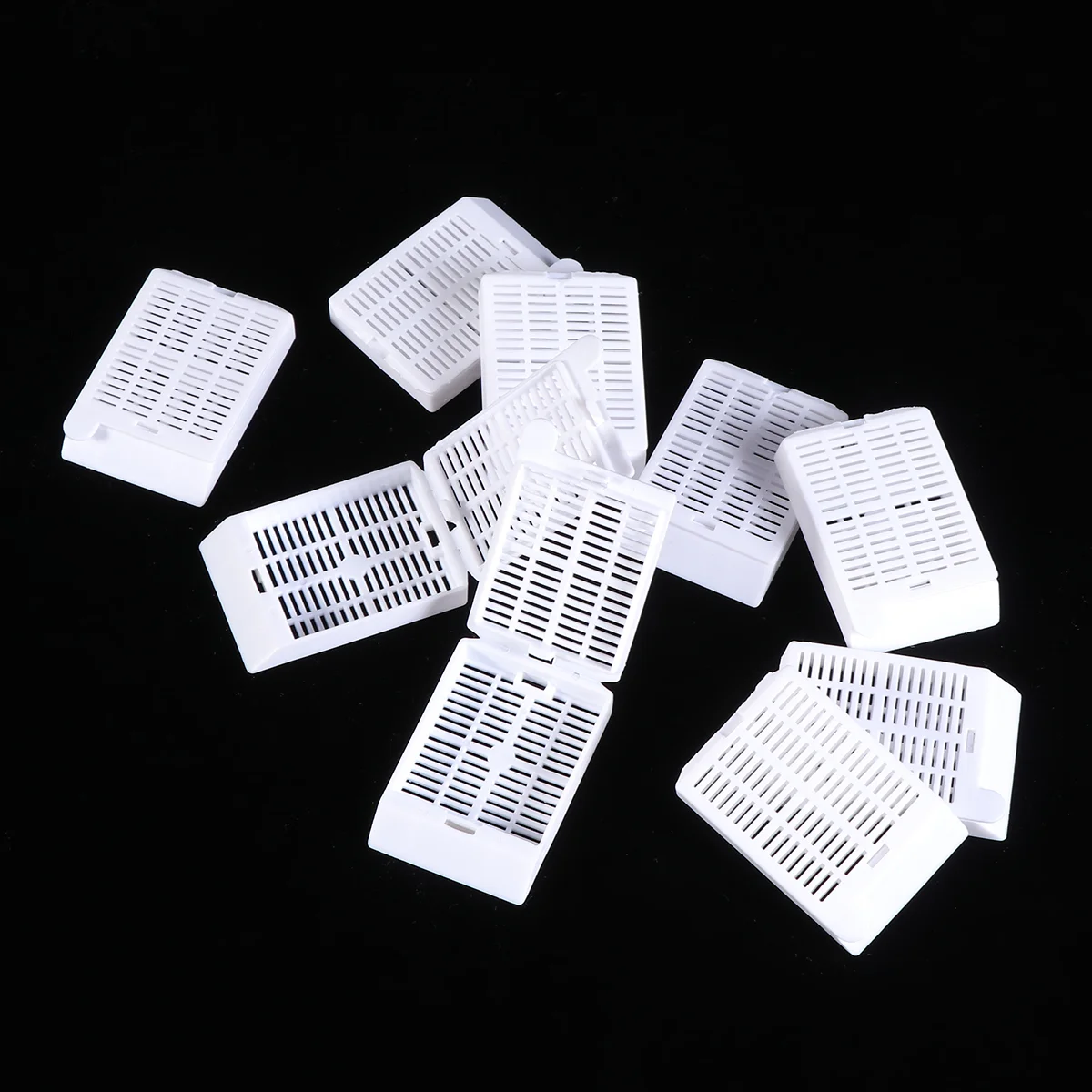 

200 PCS Supply Scientific Cassettes Cassette Flow Through Strip Hole Tissue Embedding Cassette Embedding Cassette Cover