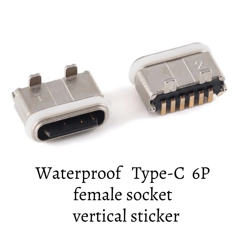 Водонепроницаемые разъемы Type-C 6P 6 контактов