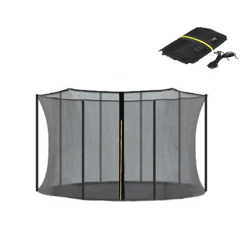 Trampoline Enclosure Safety Net Trampoline Replacement Safety Enclosure Net Breathable And Weather-Resistant Trampoline Safety