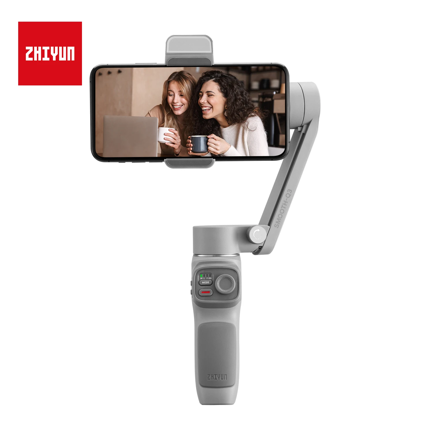 

3-осевой стабилизатор телефона ZHIYUN Smooth Q3, ручной карданный подвес для iPhone 14