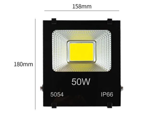 

2022 LED flood light 50w IP65 outdoor light street light high brightness lamp with lens 5 years warranty time