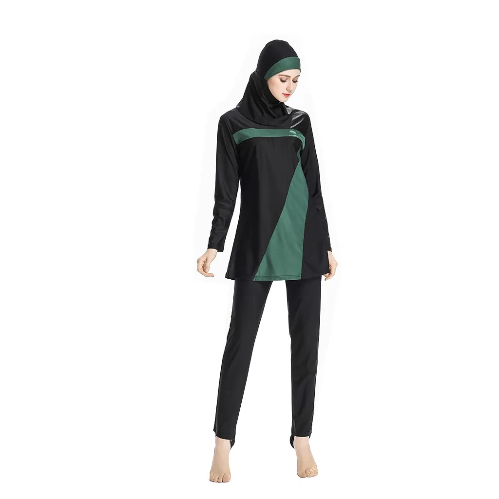 

With Cap Swimsuit Beachwear Bathing Women Muslim Suit Teal Bikini Swimsuit for Women Bikinis for 13 Year Old Girls with Padding