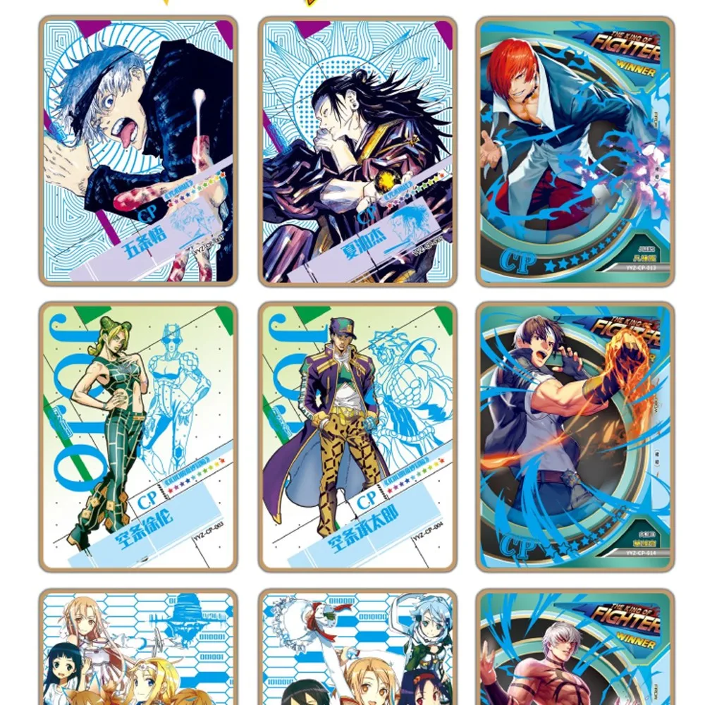 Японские аниме-карты Demon Slayer, Наруто, Меч Искусства Онлайн, Коллекции Bleach Карточная игра Коллекционные детские игрушки Боевой подарок.