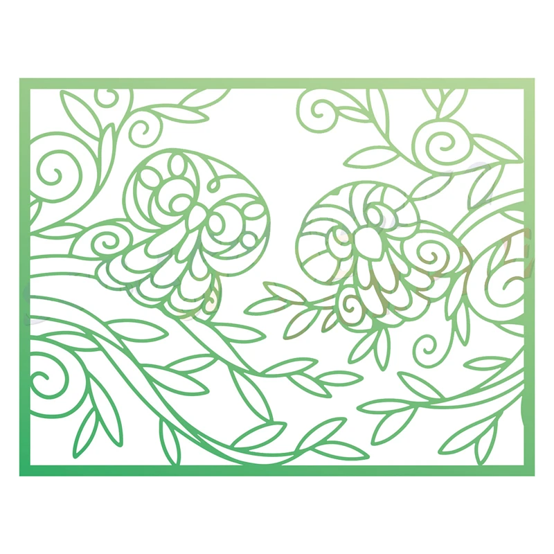 

Curious Owls Background Decor 2022 New Metal Cutting Dies Scrapbooking for Paper Making Frame Card Craft Supplies No Stamps