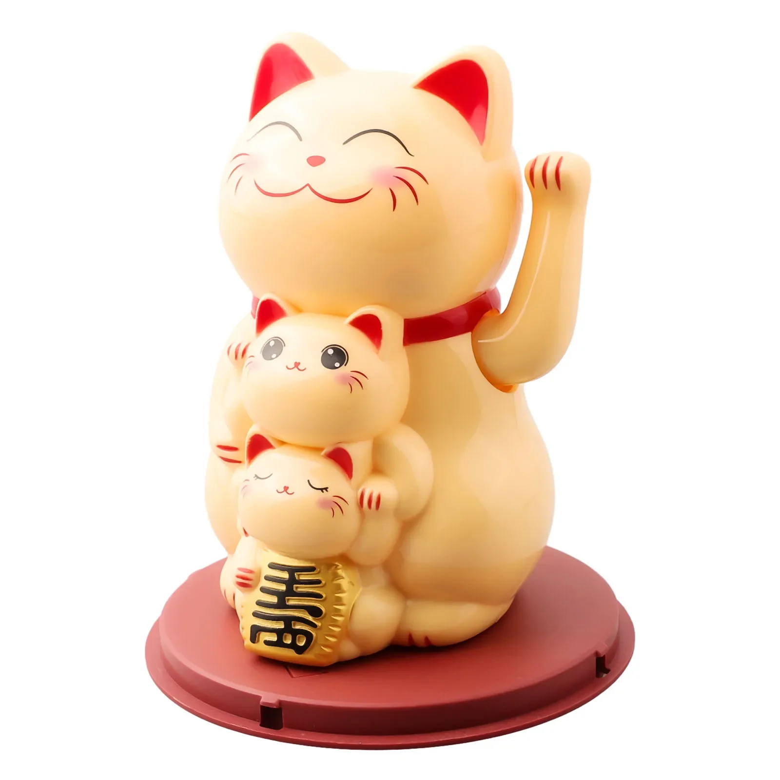 SolFor Ar Powered WFor Aving Lucky C Для удачи и мы для Alth for Your FFor Amily No BFor Atteries Желтый