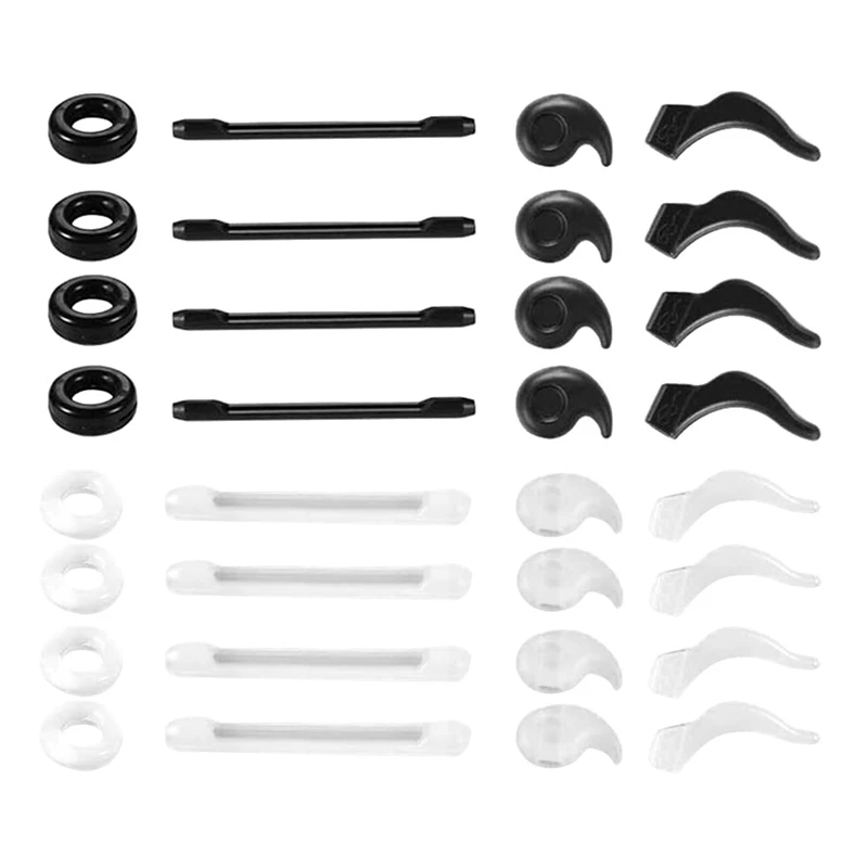 

16 Pairs Eyeglasses Retainers Anti-Slip Eyeglass Holder Comfort Ear Grip Hooks Protectors For Spectacle Sunglasses