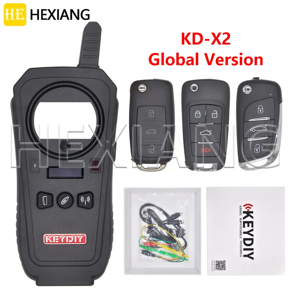 

DR Совершенно новый KEYDIY KD-X2 поставляется в упаковке, подходит для автомобильного программатора дистанционного ключа, транспондер/полое поколение ключей