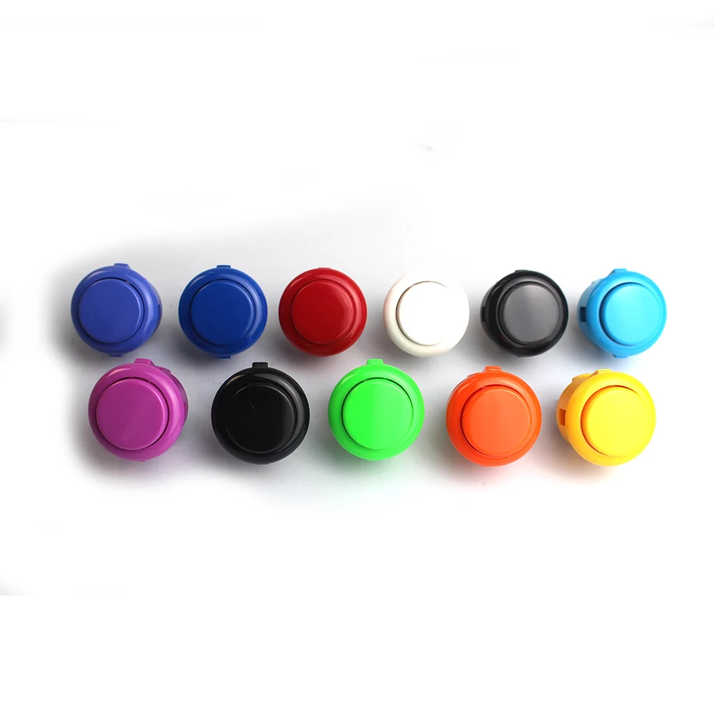 Оригинальный японский SANWA OBSF-24 Круглый кнопочный переключатель 24 мм аркадный для
