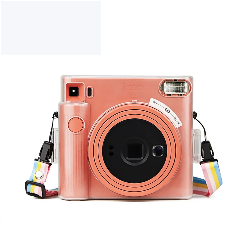 Прозрачный чехол для Fujifilm Instax Square SQ1 с плечевым ремнем мгновенной камеры сумка