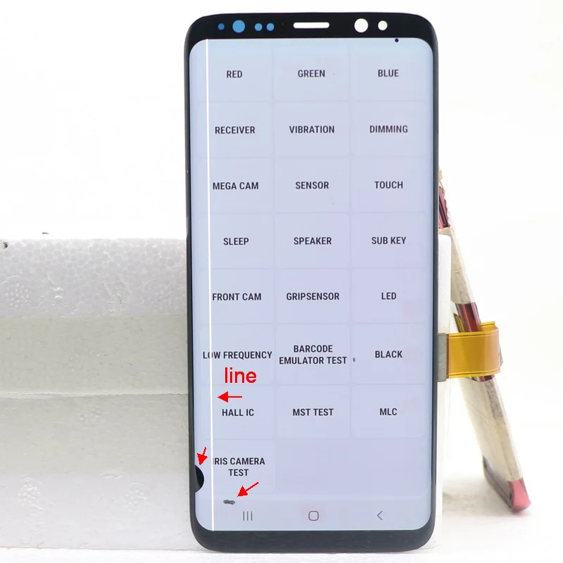 Фото ORI 120HZ AMOLED LCD-дисплей для Samsung Galaxy S8 G950, сенсорный экран в сборе №4