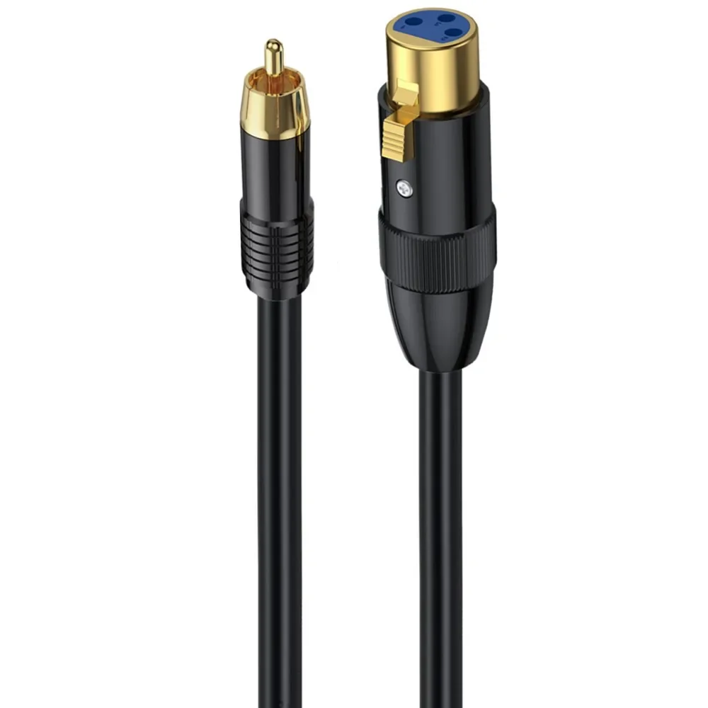 Аудиокабель XLR-RCA 0 5 м 1 8 3