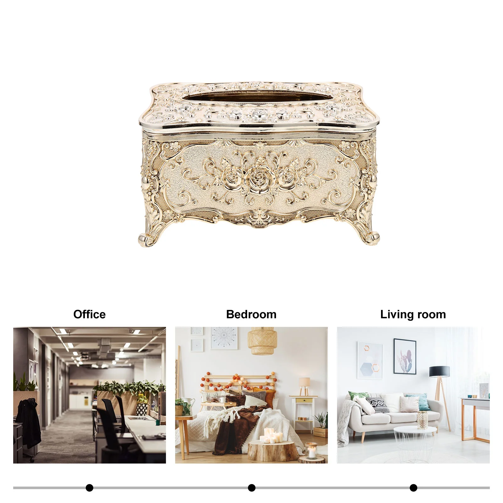 Тисненая бумажная коробка украшение для рабочего стола автомобильные