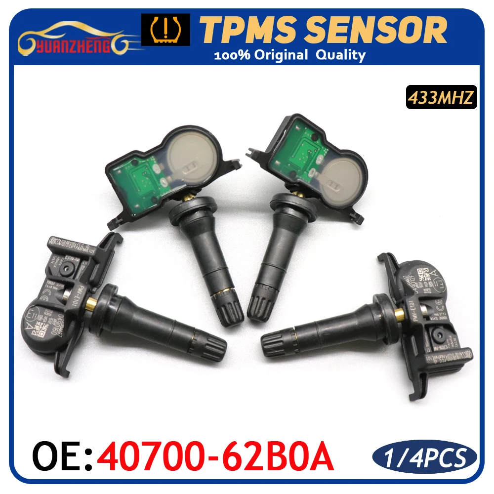 Система мониторинга давления в шинах TPMS для Nissan QX50 Titan 2016-2019 433 МГц 40700-62B0A 40700-6LB0A