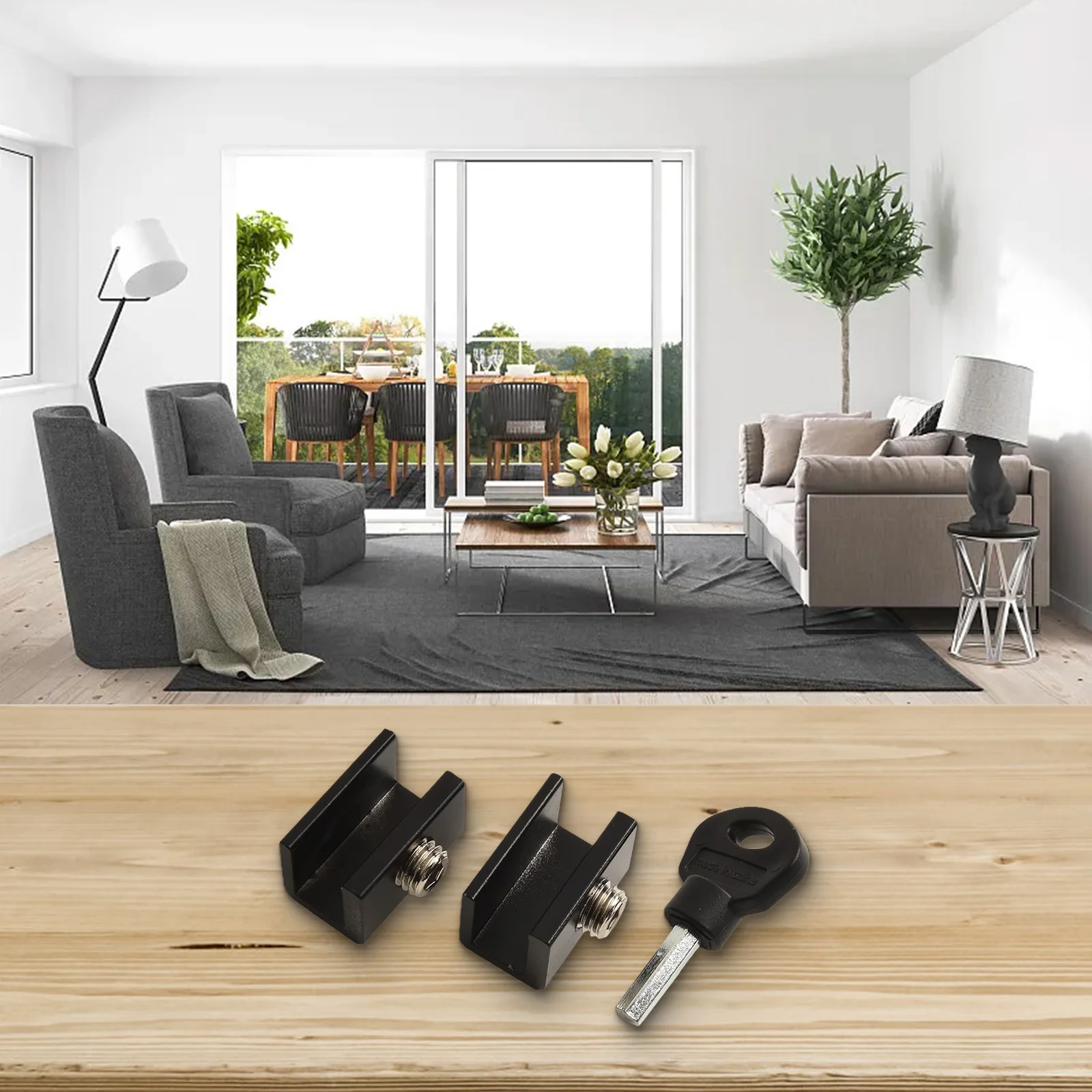 Регулируемый оконный замок ограничитель замка безопасности раздвижной двери