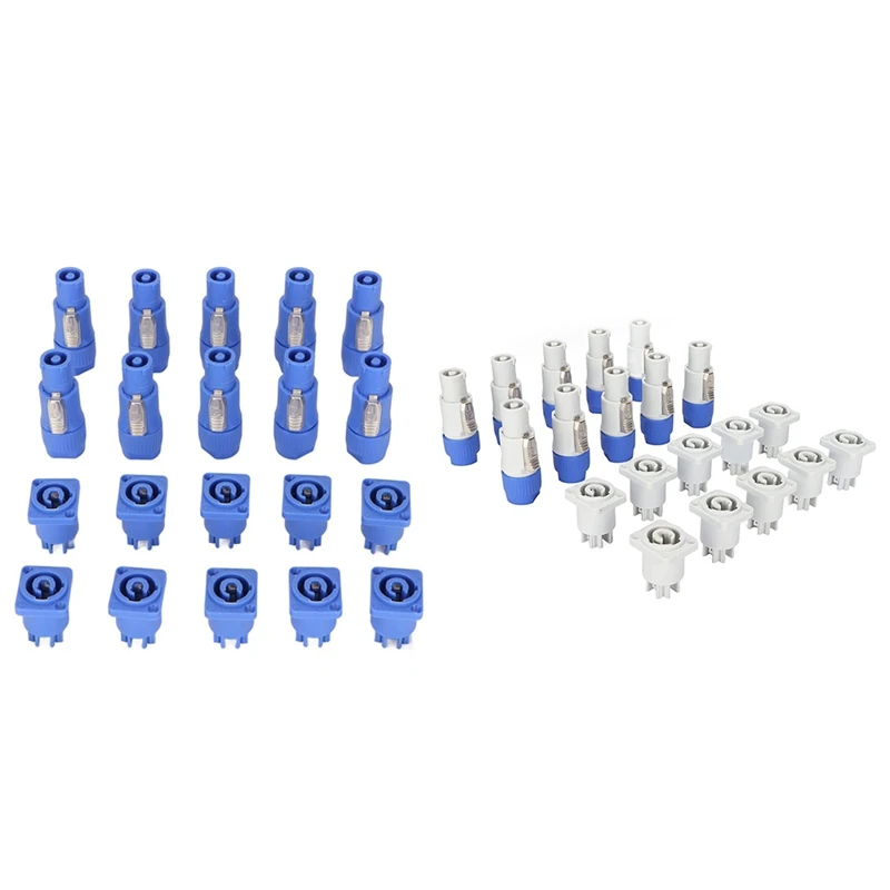 

3 Pin AC Power Con Male And Female Head Connectors, Signal Input Jack For Beam Light Stage Light Power