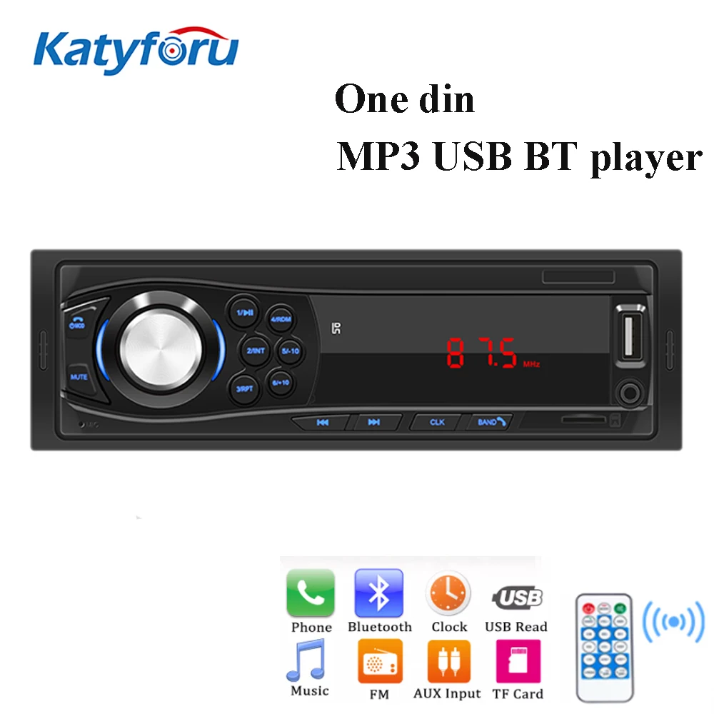 In Dash Car Radio 1 Din Mp3 Player USB TF Bluetooth Stereo Central Multimidia Intelligent System Subwoofer Audio Autoradio Som A In Dash Car Radio 1 Din Mp3 Player USB TF Bluetooth Stereo Central Multimidia Intelligent System Subwoofer Audio Autoradio Som A