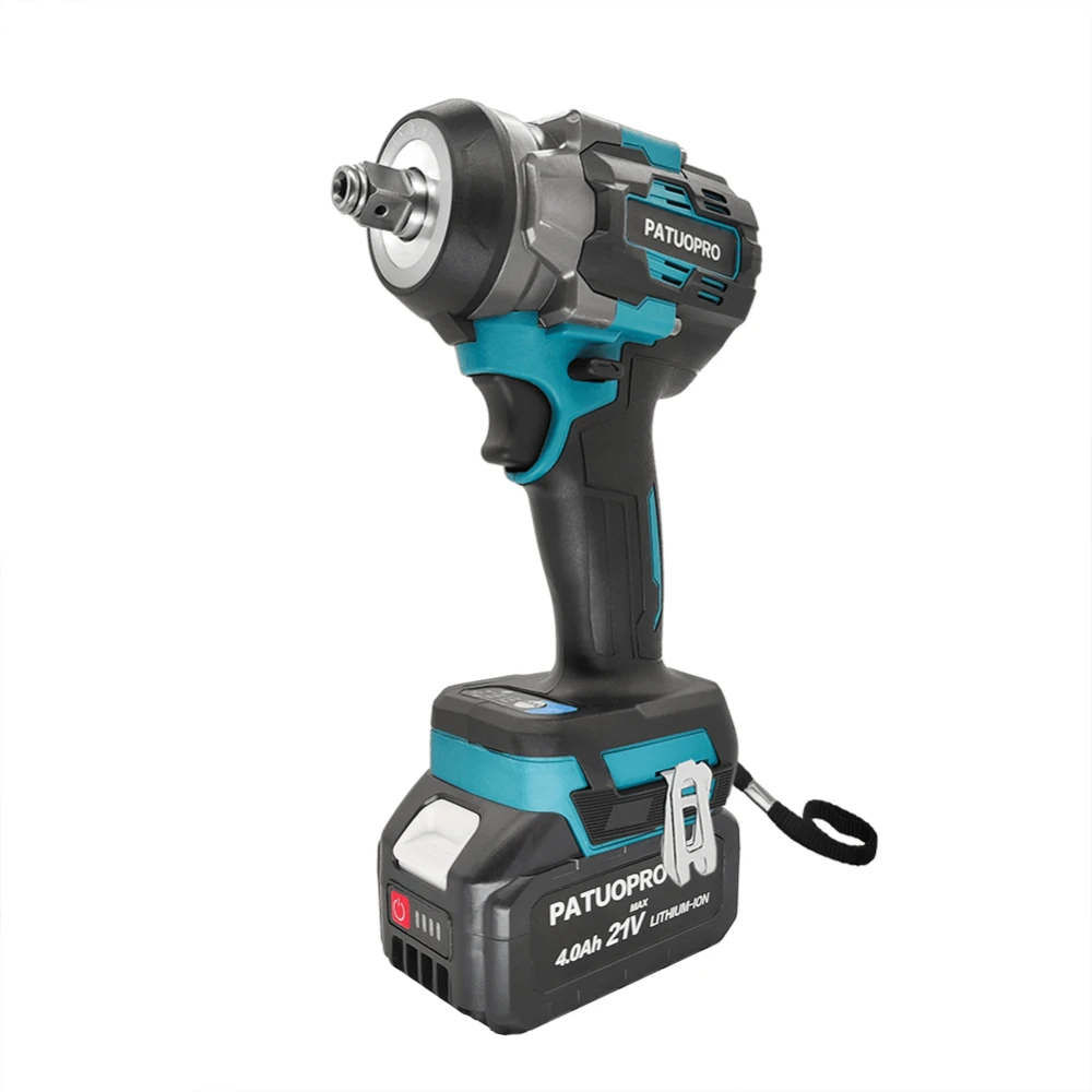 Беспроводной Электрический ударный гайковерт PATUOPRO 550N.m 1/2 дюйма Ручной