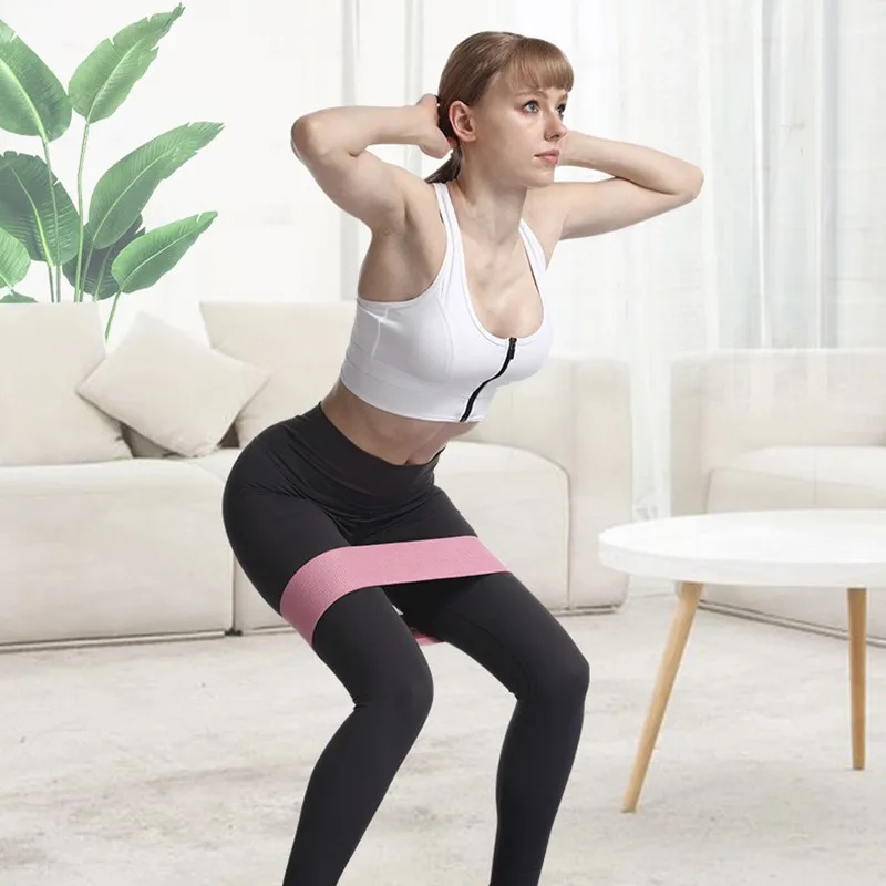 

3PCS Yoga Tension Band Elastic Band Resistance Band Yoga Fitness Band Stretch Band Fitness Buttocks Squat Training Elastic Band